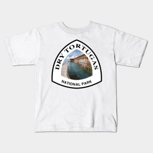 Dry Tortugas National Park shield Kids T-Shirt